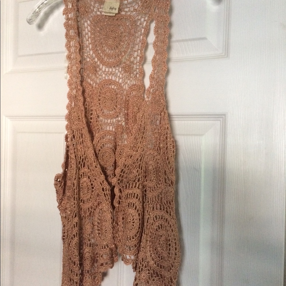 Crochet vest from The Buckle